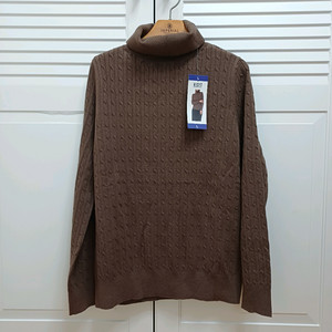 코스트코 VISIT IN NY 여성캐이블터틀넥 L