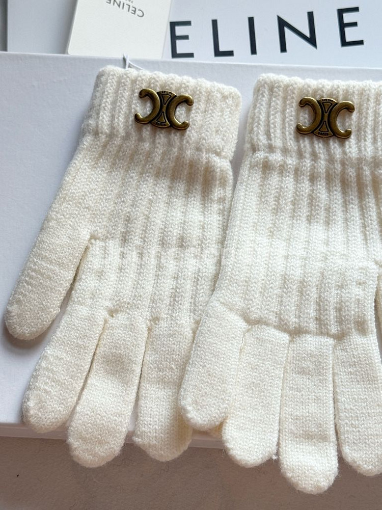 셀린느 니트 장갑--2