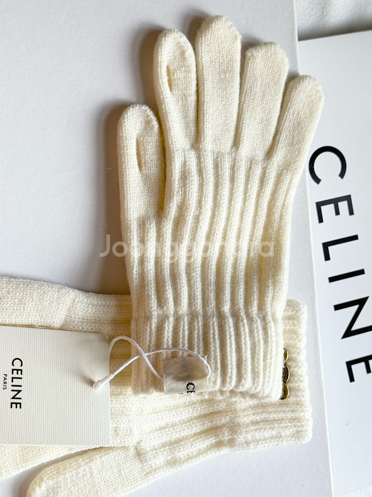 셀린느 니트 장갑--3