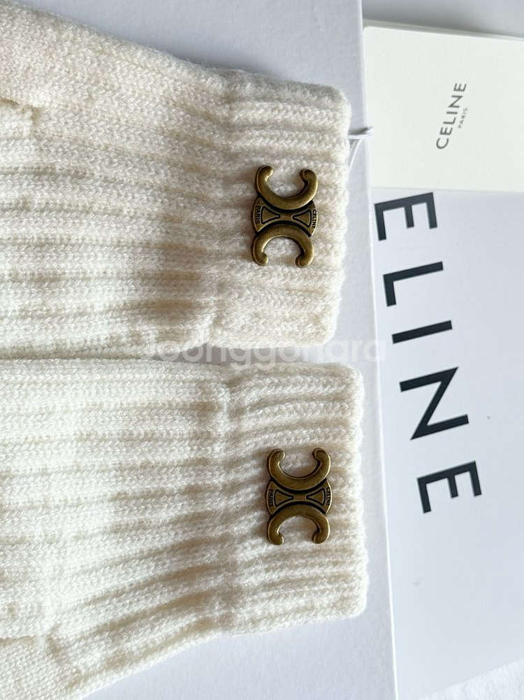 셀린느 니트 장갑--1