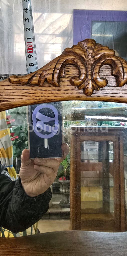 영국 앤틱 오크목 서랍장 화장대--6