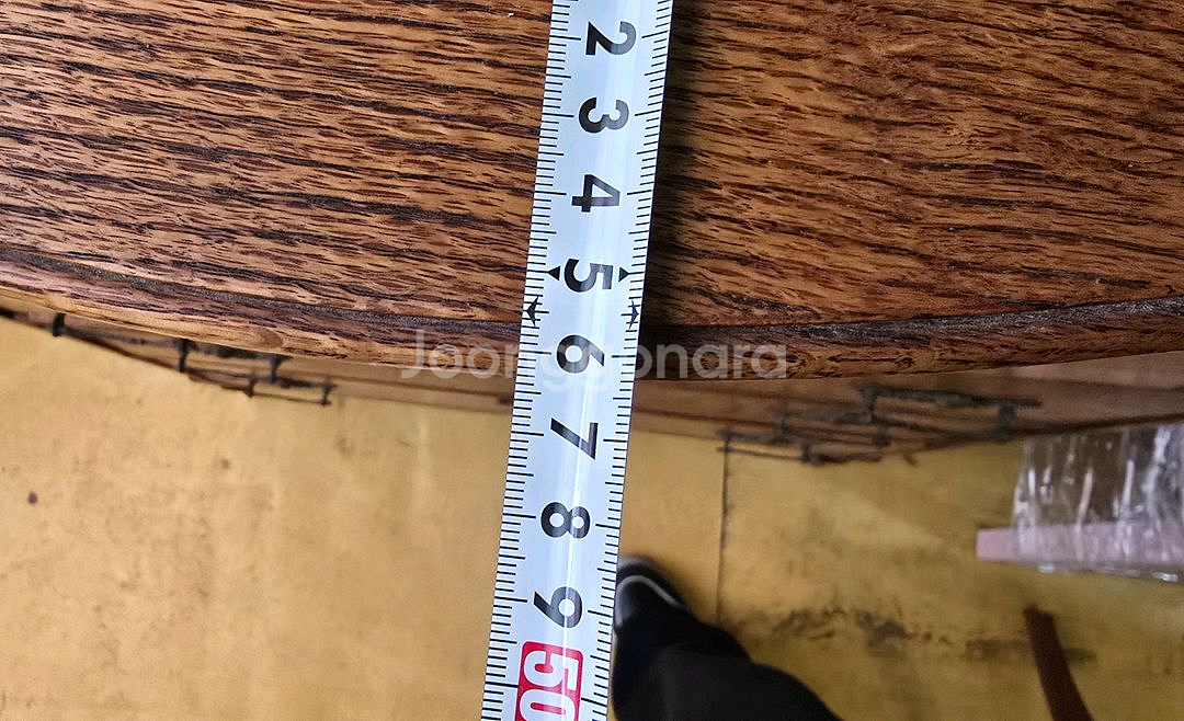 영국 앤틱 오크목 서랍장 화장대--8