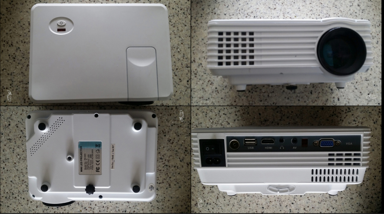 캠코더 ﻿히타치 HITACHI VM-E645LA﻿, 빔 프로젝트 NEC NP60, RD-805, TV 부품용--4