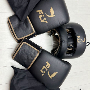 플라이 프리미엄 블랙 스파링 세트 일괄 (코보호+16온스)