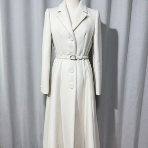 미샤 캐시미어 버튼 디테일 롱 코트 (아이보리)-미착용 새상품