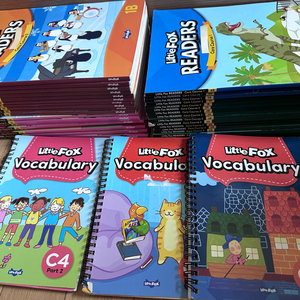 리틀팍스어학원교재C1~C4 + 단어장