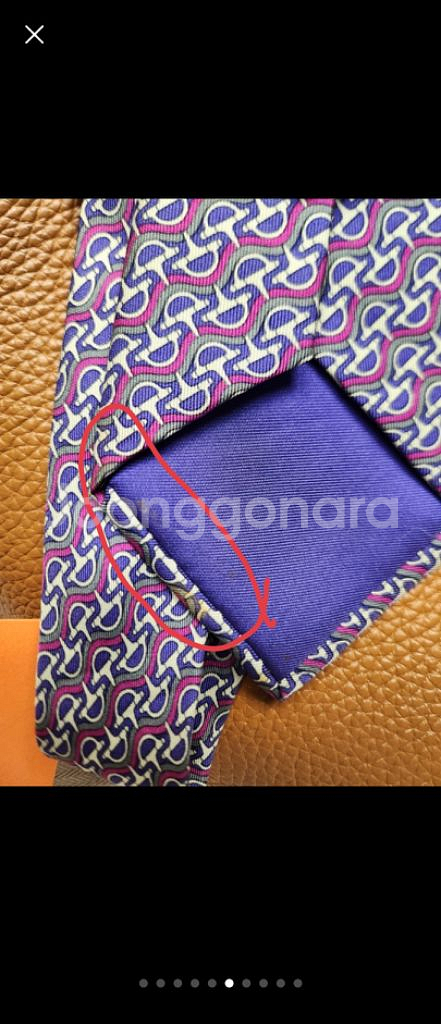 정품. HERMES.에르메스100% 실크넥타이 정가40--3