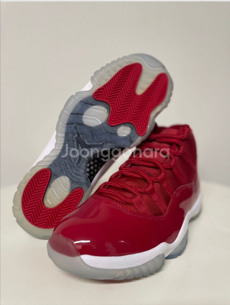 농구화 조던11 윈라이크 82 짐레드 275cm--2