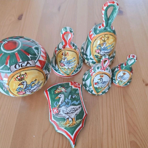 인테리어 소품 종 오리 유럽 장식 엔틱 앤틱 빈티지 모던 디스플레이