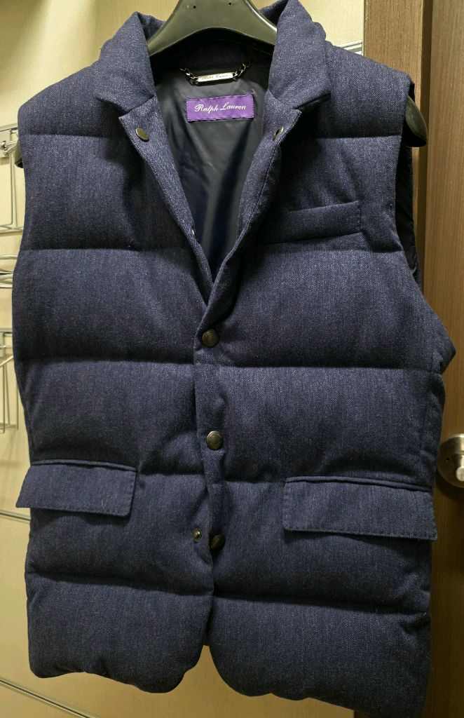 랄프로렌 퍼플라벨 퀼트 베스트 자켓 이미지