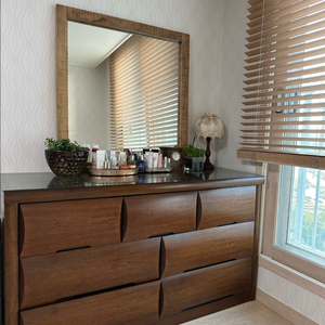 원목 서랍장 + 거울 세트