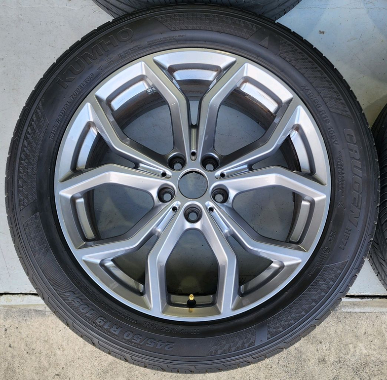 BMW x3 x4 19인치 휠타이어, BMW 정품 x3 19인치 휠타이어 이미지