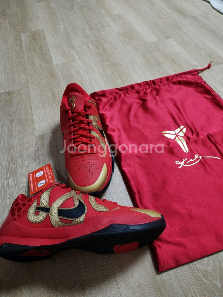 나이키 코비 5 프로트로 이어 오브 더 맘바 유니버시티 레드--0
