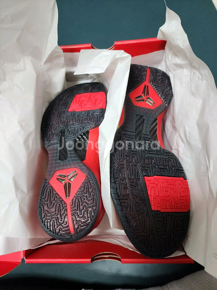 나이키 코비 5 프로트로 이어 오브 더 맘바 유니버시티 레드--2