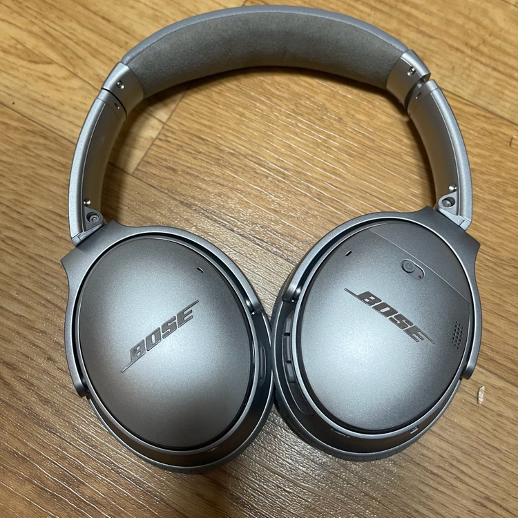 보스 qc35 II 실버 헤드폰 풀세트--3