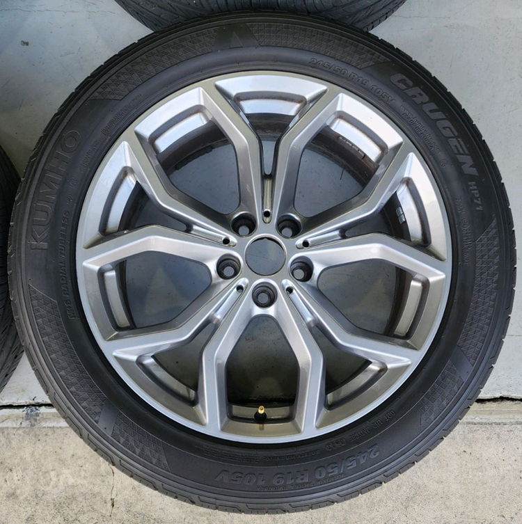 BMW x3 x4 19인치 휠타이어, BMW 정품 x3 19인치 휠타이어 이미지