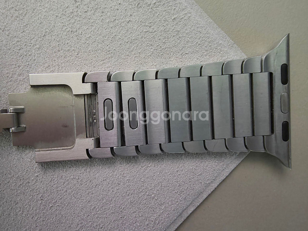 정품 애플워치 브레이슬릿 42mm 실버--3