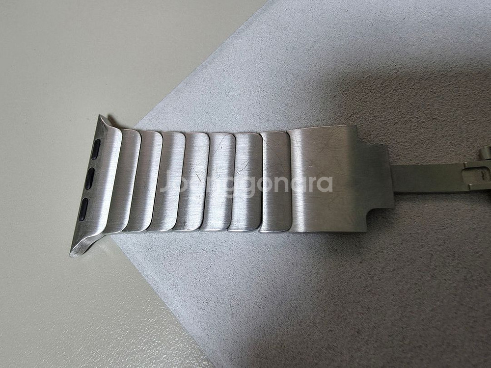 정품 애플워치 브레이슬릿 42mm 실버--4