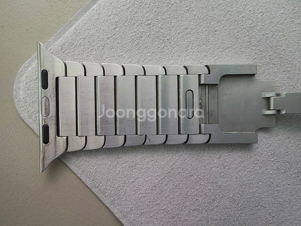 정품 애플워치 브레이슬릿 42mm 실버--5