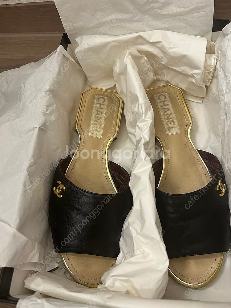 샤넬 로고뮬 정품--1