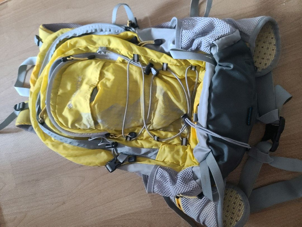 컬럼비아 콜롬비아 등산 가방 28리터 스틱 1세트--2