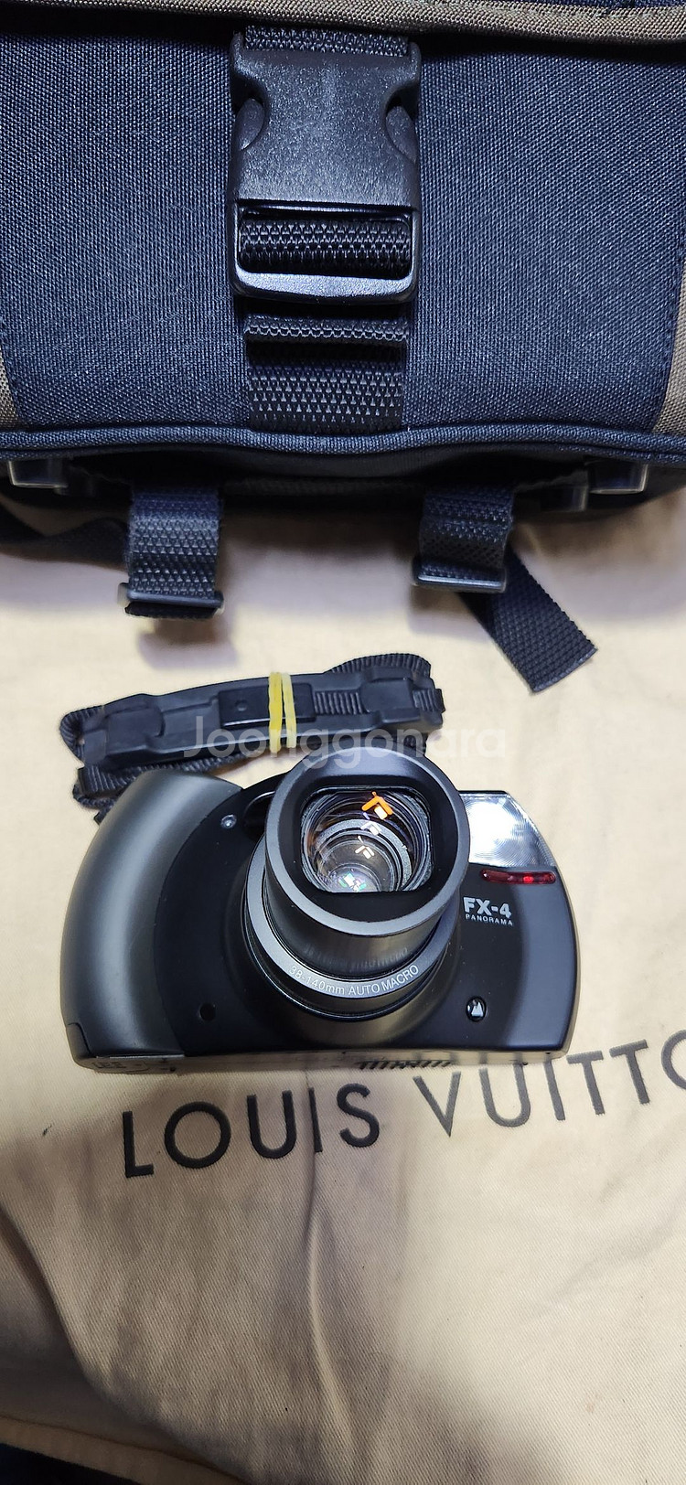 케녹스fx-4(a급,올림픽 기념카메라), cr123a 2개 전기능정상, 가방.--0