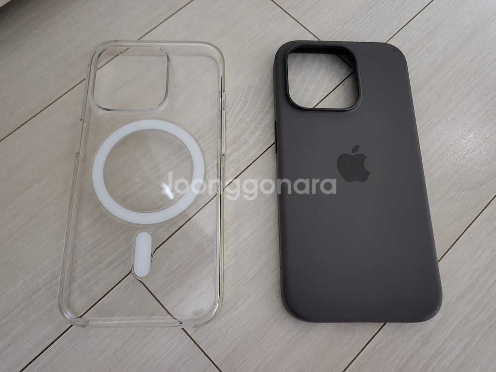 애플 정품 아이폰 15프로용 투명 클리어케이스, 실리콘케이스 일괄판매--0