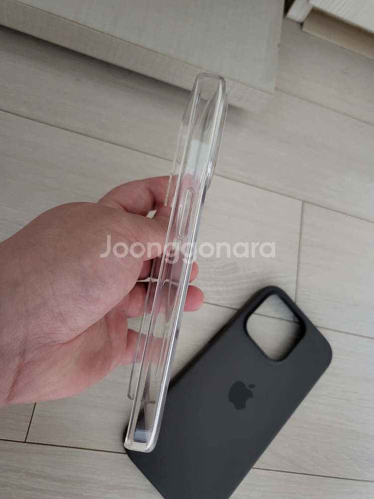 애플 정품 아이폰 15프로용 투명 클리어케이스, 실리콘케이스 일괄판매--2