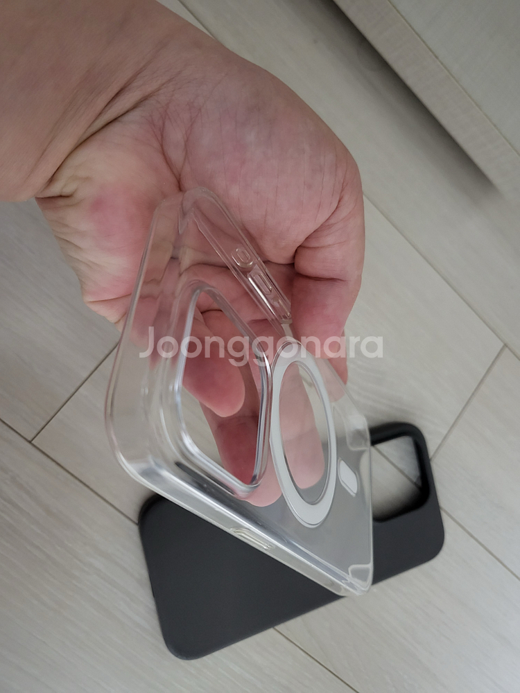 애플 정품 아이폰 15프로용 투명 클리어케이스, 실리콘케이스 일괄판매--3