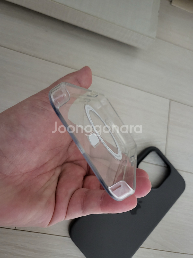 애플 정품 아이폰 15프로용 투명 클리어케이스, 실리콘케이스 일괄판매--4