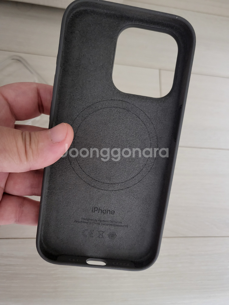 애플 정품 아이폰 15프로용 투명 클리어케이스, 실리콘케이스 일괄판매--7