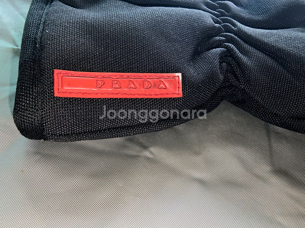 (가격인하) 정품 PRADA SPORT GLOVES 프라다 장갑 스포츠 윈터 글러브 블랙 사이즈 8호--6