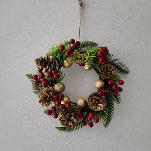 새상품)크리스마스 조화리스 캔들링