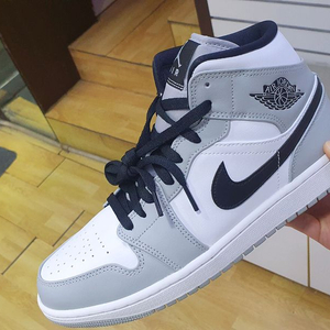 정품 조던1 미드 스모크 그레이 260,270