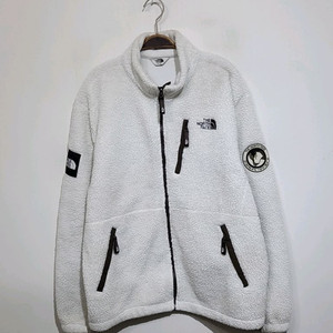 노스페이스 플리스 점퍼 화이트 뽀글이 빅사이즈 후리스 자켓