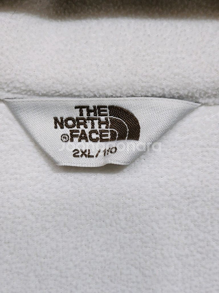 노스페이스 플리스 점퍼 화이트 뽀글이 빅사이즈 후리스 자켓--2