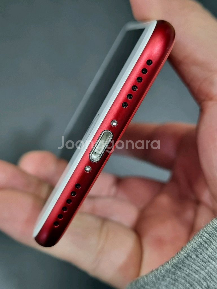 아이폰7 128GB 레드 배터리 100%--7