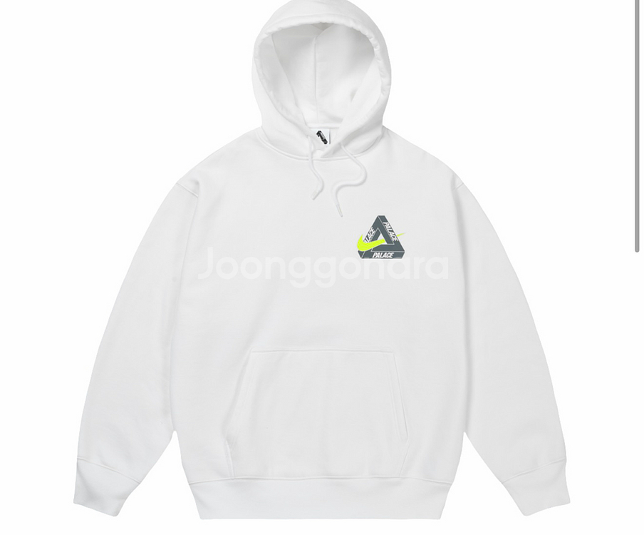 팔라스 나이키 흰색 후드티 M--1