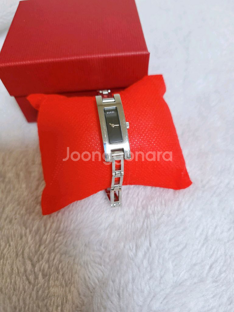 구찌 정품 실버 3900L 여성 럭셔리 명품시계 안전--2