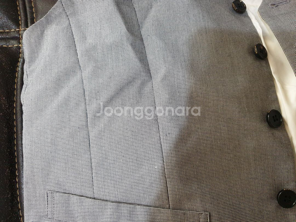 제일모직 엠비오(MVIO) 정장조끼 베스트(Vest) 하운드투스체크패턴 M사이즈(갤럭시 헤지스 지이크 지오지아)--3