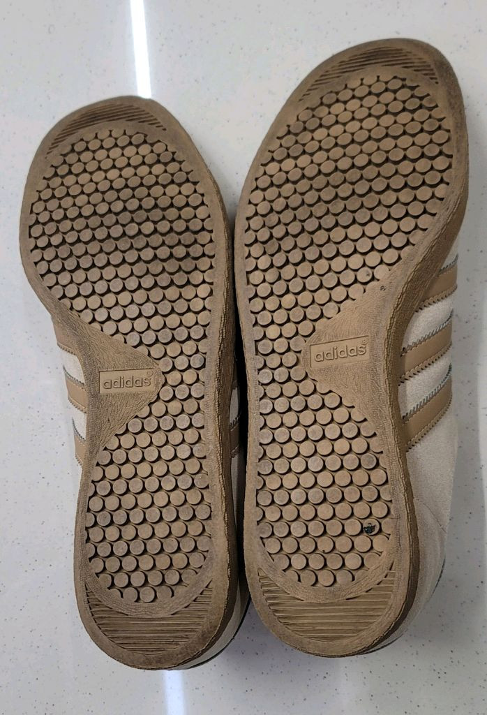 아디다스 STADT 스니커즈 290 베이지--6