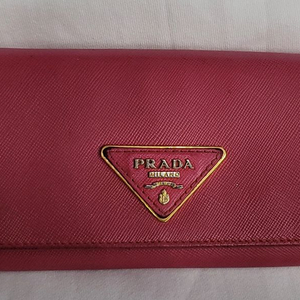 프라다 사피아노 장지갑 핑크