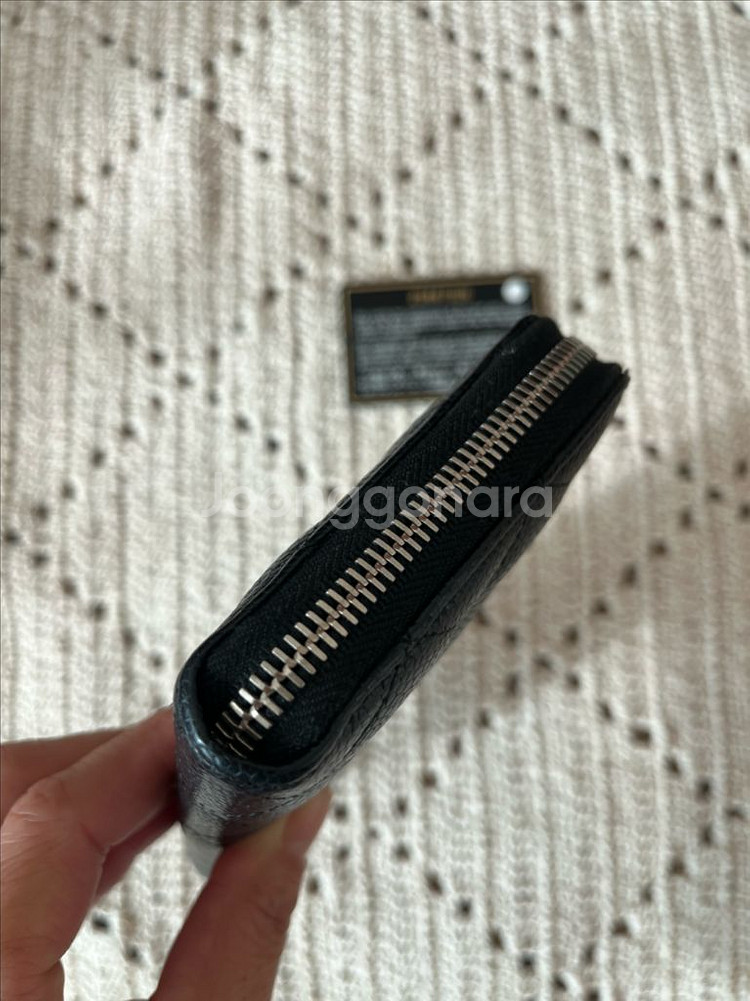 샤넬 캐비어 지퍼 장지갑--3