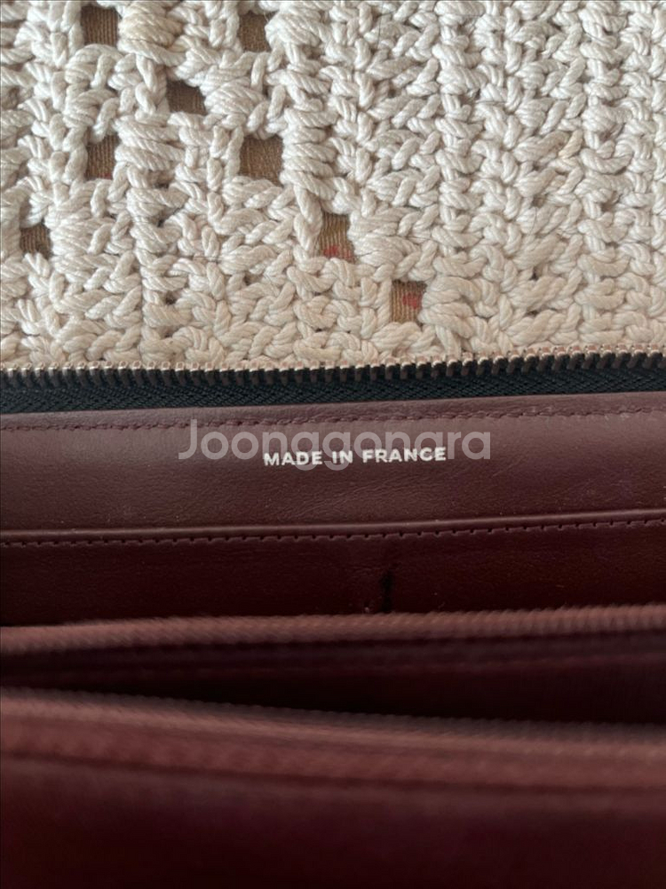 샤넬 캐비어 지퍼 장지갑--9