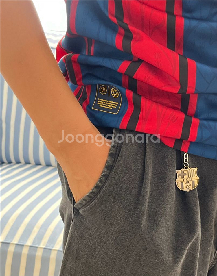FC 바르셀로나 레플리카 축구 유니폼 (새제품)--5