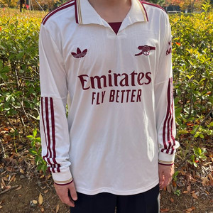 아스날 24/25 어웨이 유니폼 레플리카 새상품 아디다스 롱슬리브