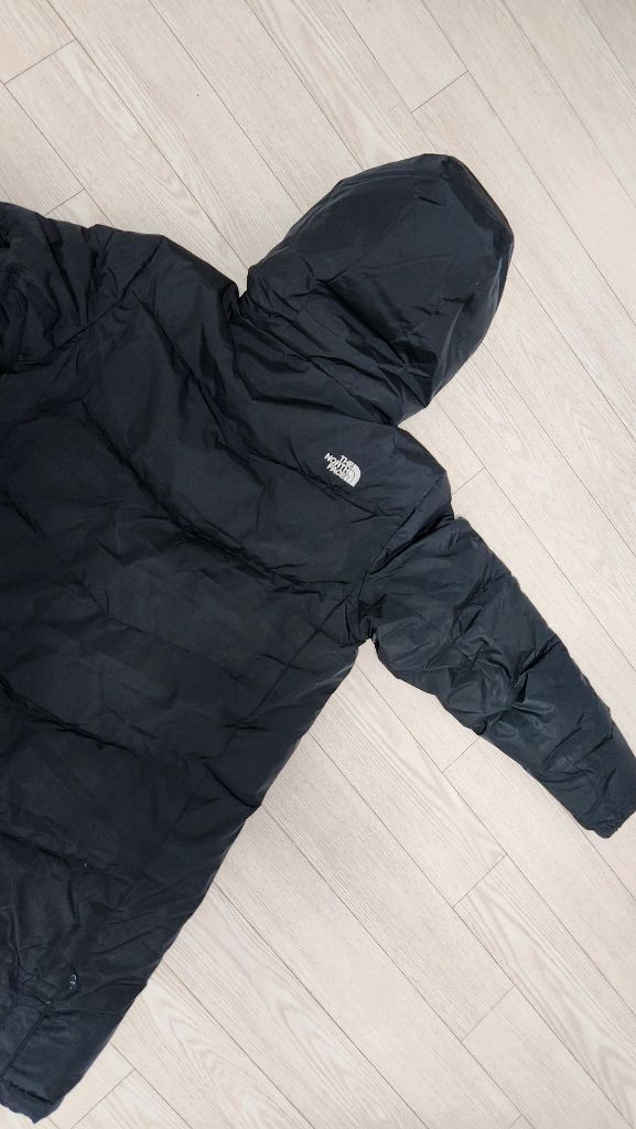 노스페이스 롱패딩 블랙 색상 160--4