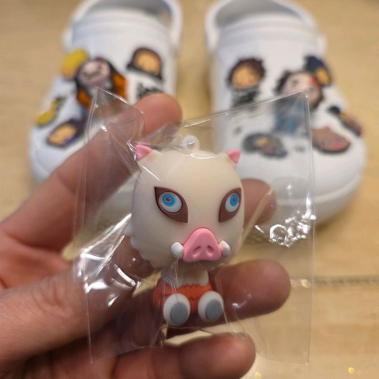 크록스 귀멸의 칼날 캐릭터 지비츠 14 세트--6