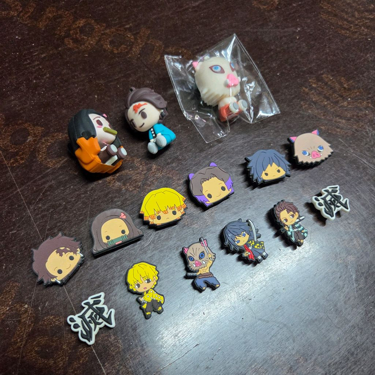 크록스 귀멸의 칼날 캐릭터 지비츠 14 세트--9