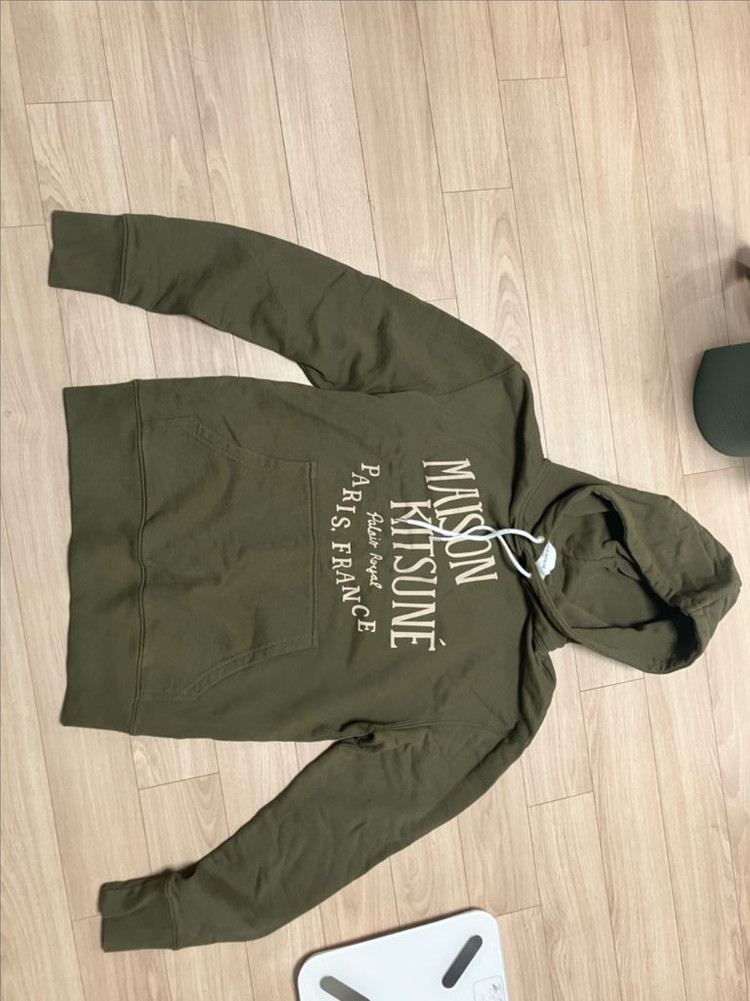 메종키츠네 파리소알 후드 맨투맨--3